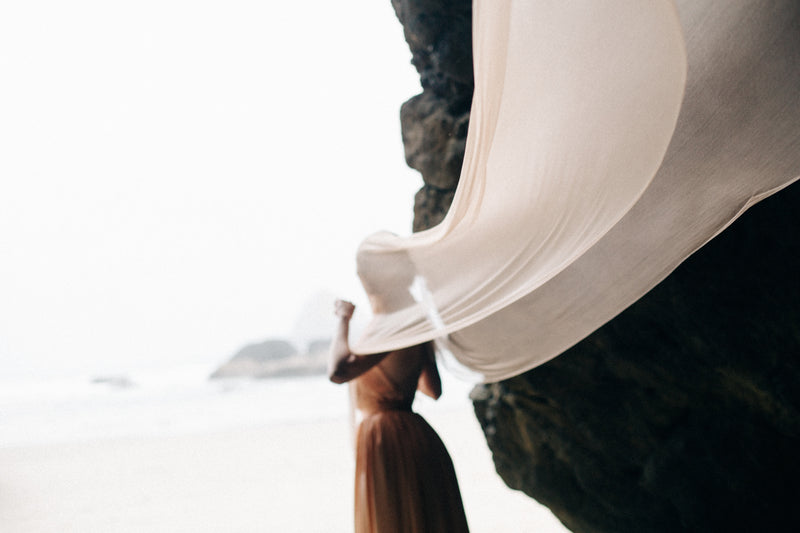 Blush Pink French Silk Tulle Bridal Wedding Veil 